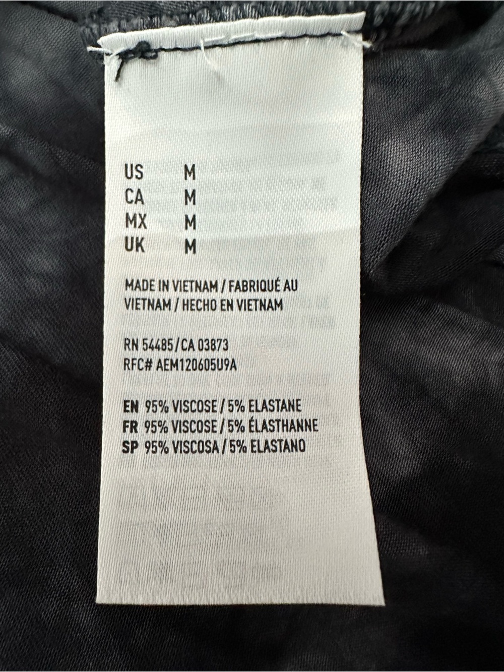 American Eagle Soft & Sexy Tie Dye Strappy Sun Dress in Black Blue Size Medium - Picture 9 of 17